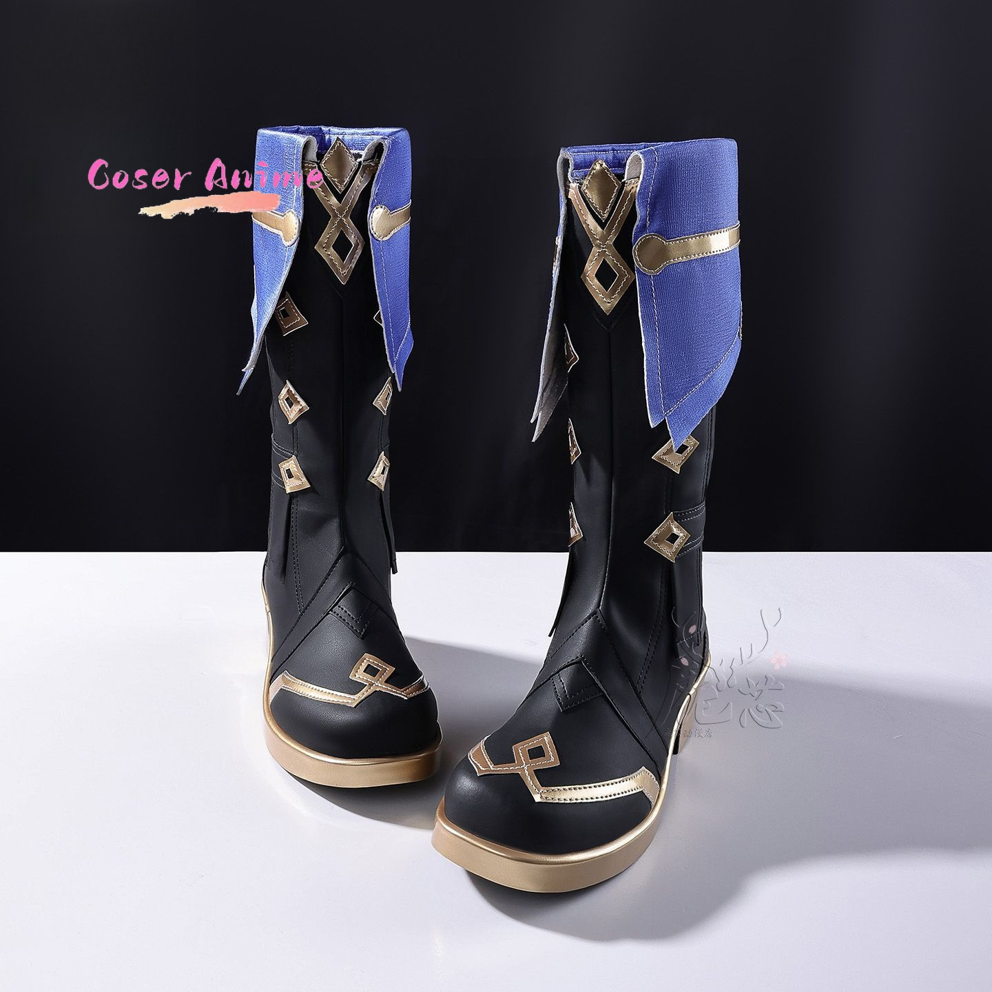 Cosplay Prop Making - Game Genshin Impact Mitya Cosplay Schoenen
