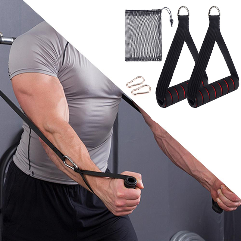 D Ring Strap - 【F】Zware kabelmachinehandgreep met haak en D-ring,