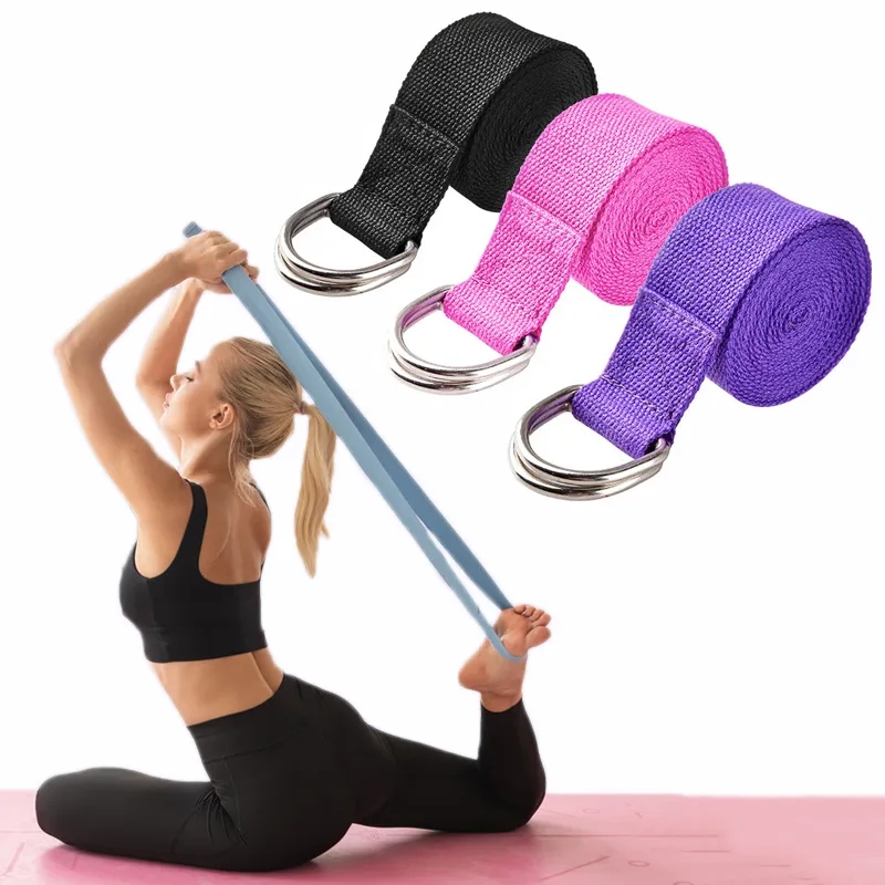 D Ring Strap - 183*3.8cm Yoga Band Katoen Oefening Yoga