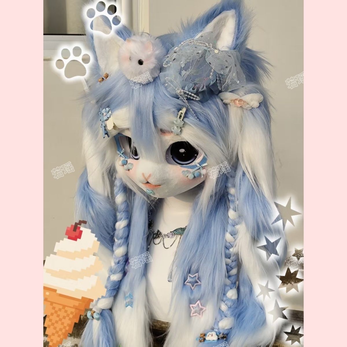 Cosplay Prop Making - Aangepaste OC Design Cat Kemono Fursuit