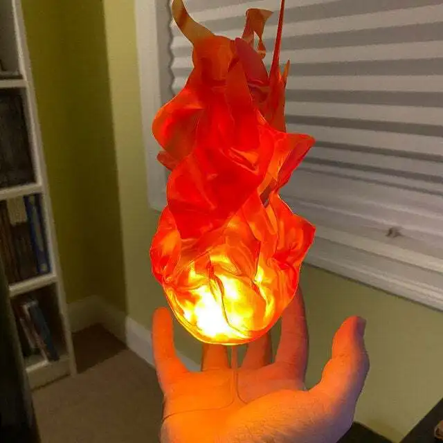 Cosplay Flame Prop - Nieuwe LED drijvende vlammenbal Halloween attribuut