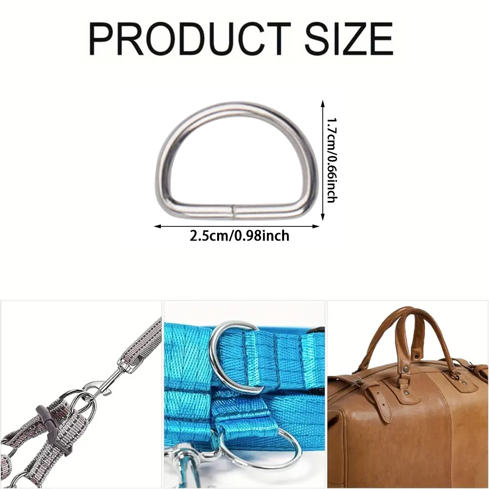 38/58/80 stuks D-ringen, metal - D Ring Strap recensie en prijs