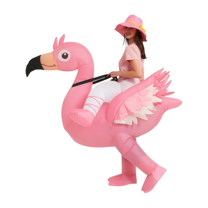 Roze Flamingo Opblaasbare Kost - Cosplay Prop recensie en prijs