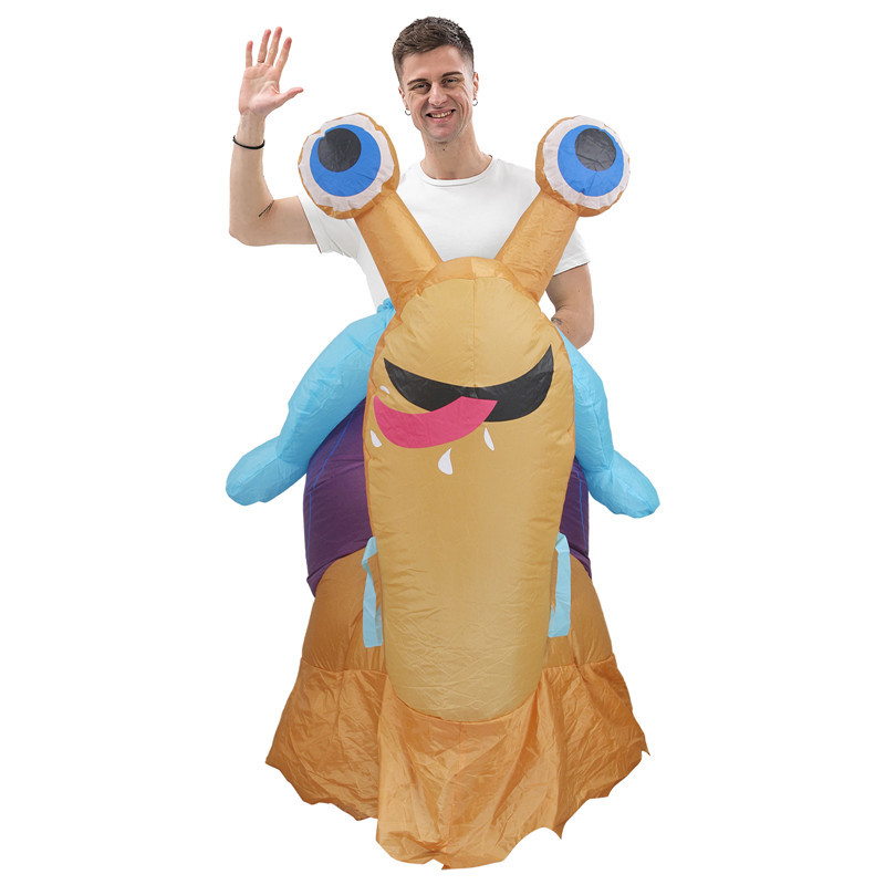 Opblaasbare slakkenkostuums vo - Cosplay Prop recensie en prijs