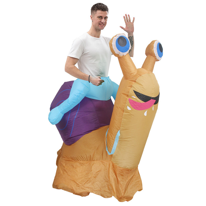 Opblaasbare slakkenkostuums vo - Cosplay Prop recensie en prijs
