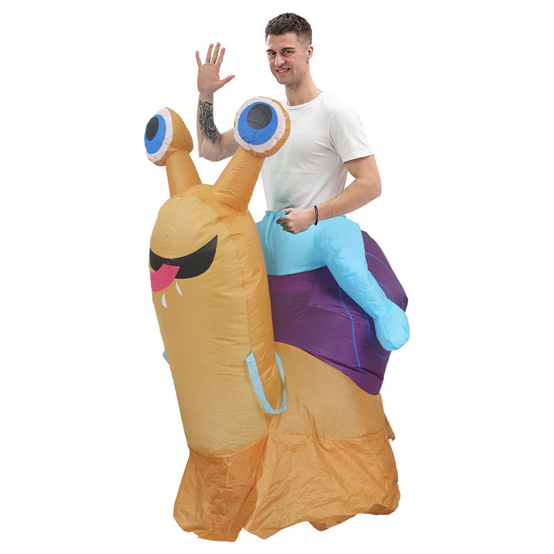 Opblaasbare slakkenkostuums vo - Cosplay Prop recensie en prijs