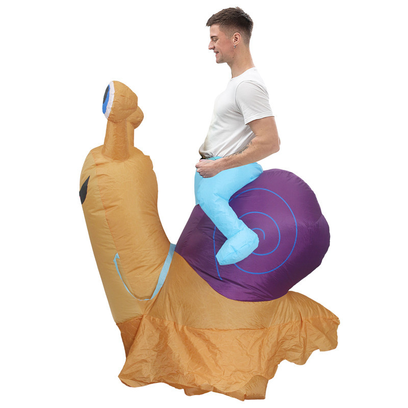 Opblaasbare slakkenkostuums vo - Cosplay Prop recensie en prijs
